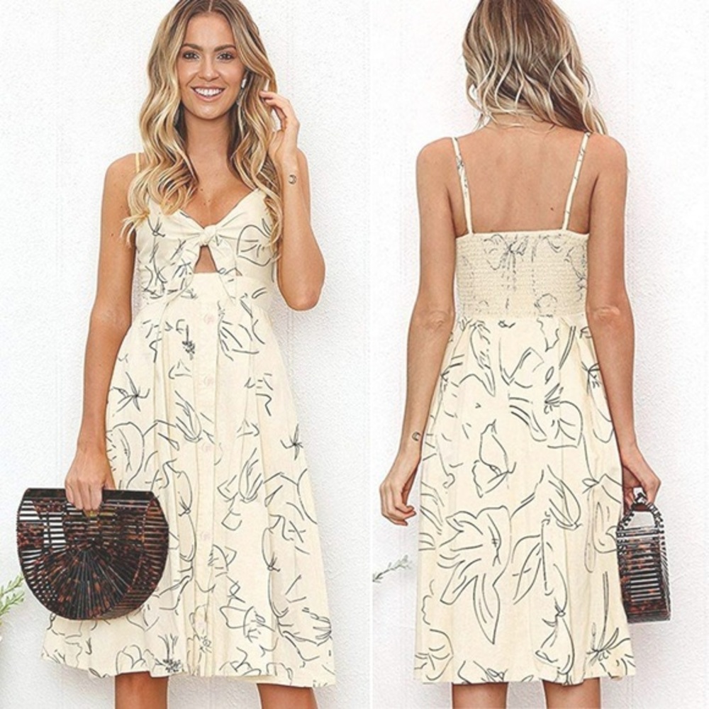 FANCYINN  cutout dress